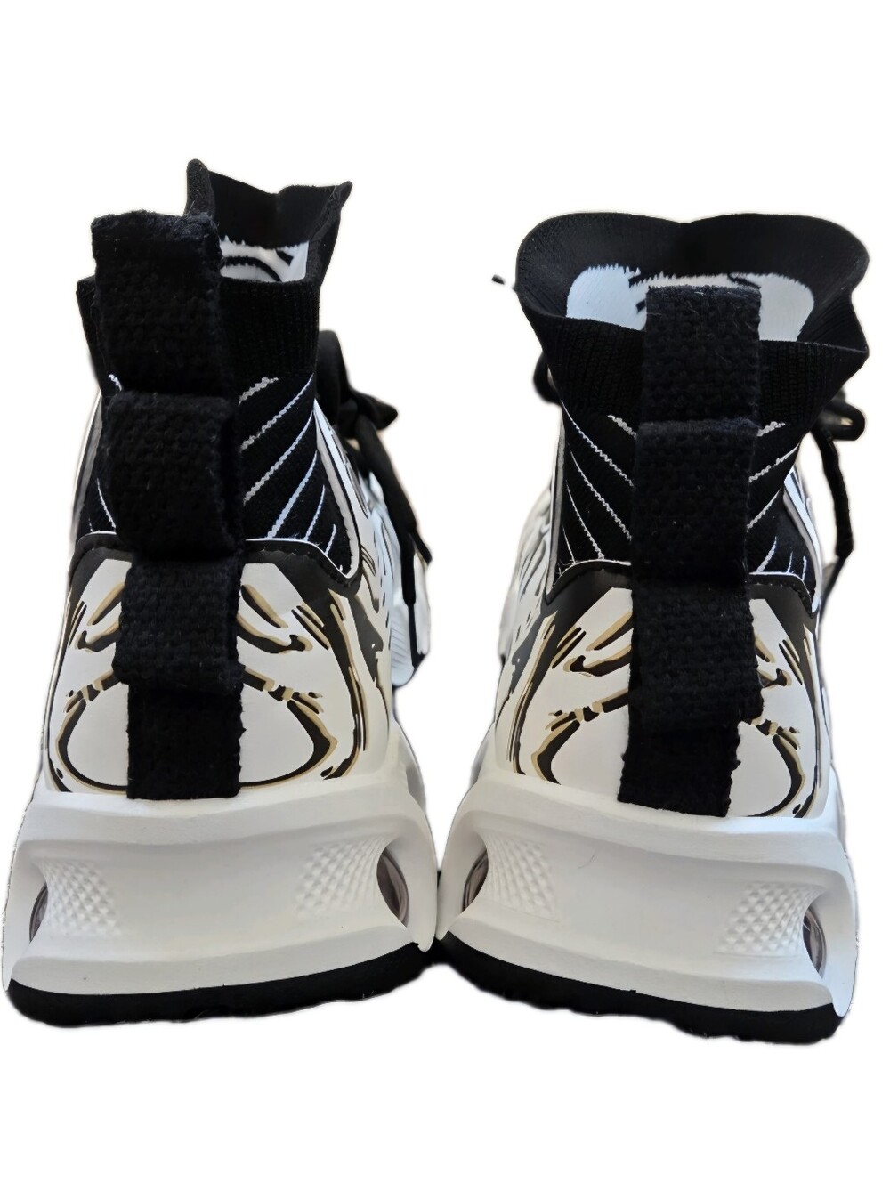 GSSZO HighTop Cushioned Basketball Shoes -White/Red/Black Three-Color Men's 11 - Picture 6 of 9